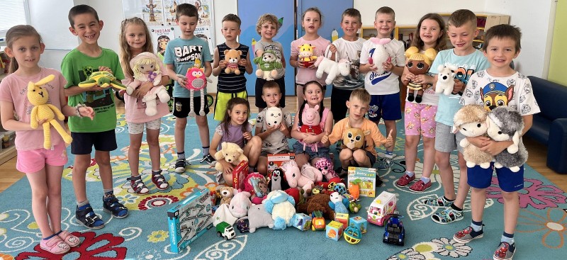Zbierka hra�iek v materskej �kole � ke� sa rados� n�sob� delen�m