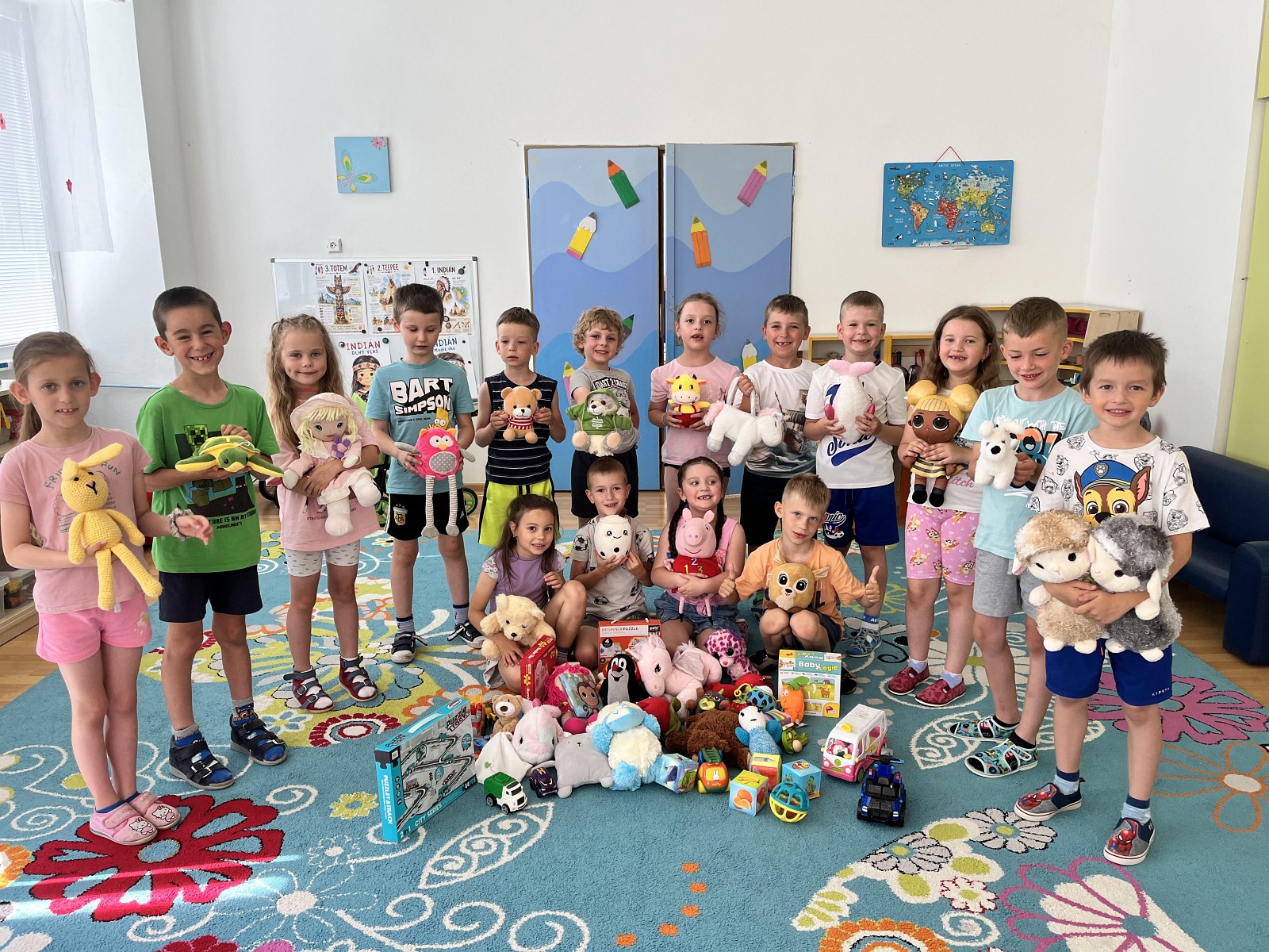 Zbierka hra�iek v materskej �kole � ke� sa rados� n�sob� delen�m